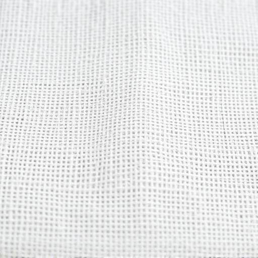Close-up texture of breathable linen fabric